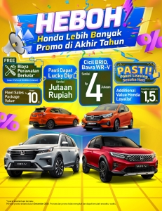 Promo Honda Akhir Tahun 2