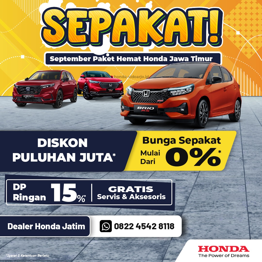 Promo Honda September