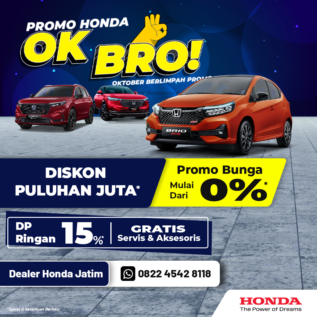 Promo honda oktober