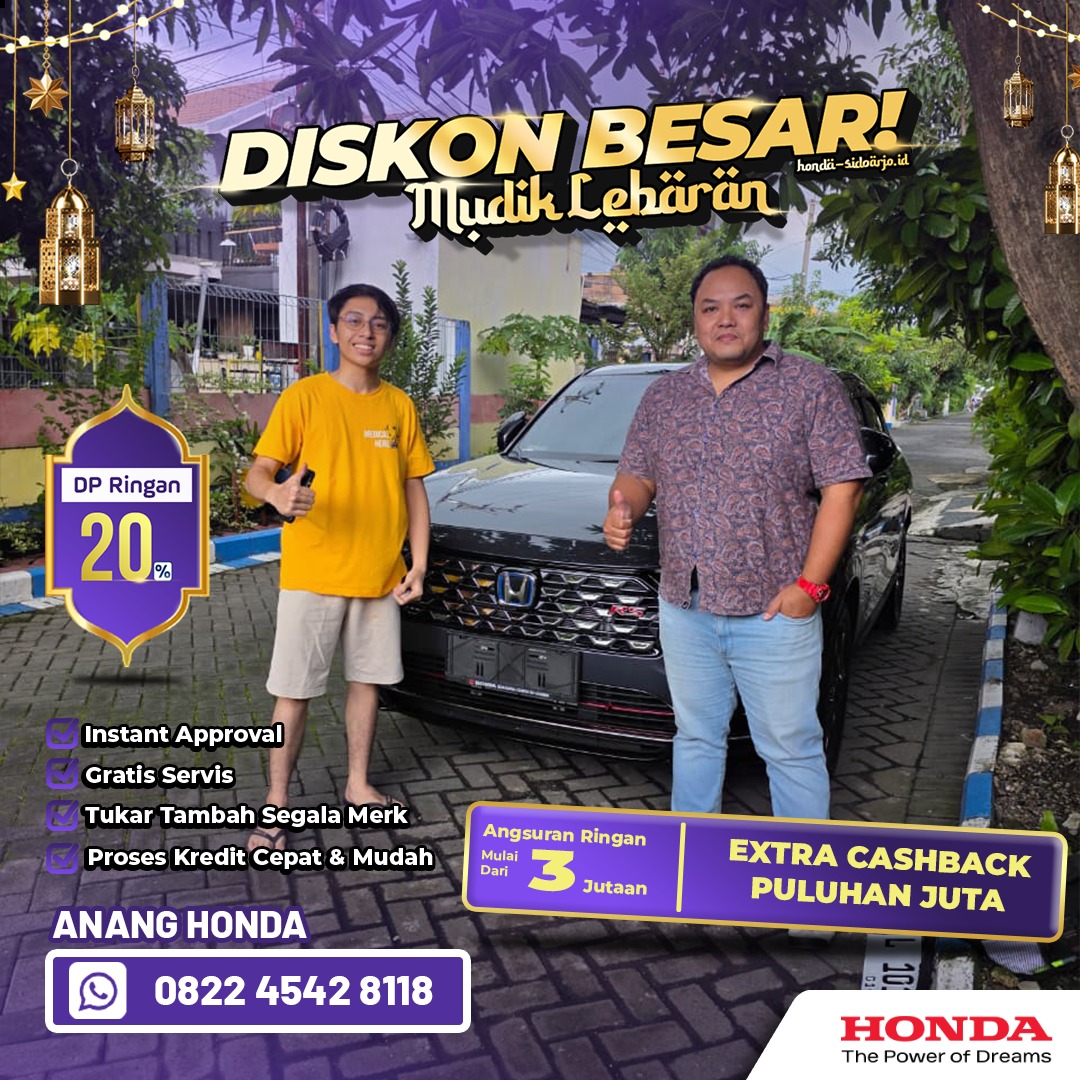 Diskon Besar Mudik Lebaran dari Honda (1)